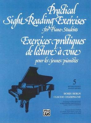 Book cover for Sight Reading Exercises for Piano Students-Bk 5