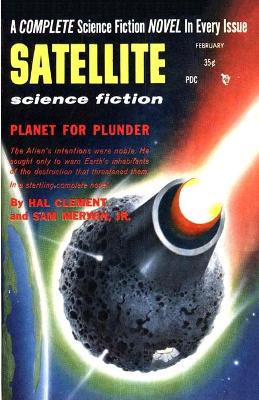 Book cover for Satellite Science Fiction, February 1957