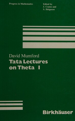 Book cover for Tata Lectures on Theta I