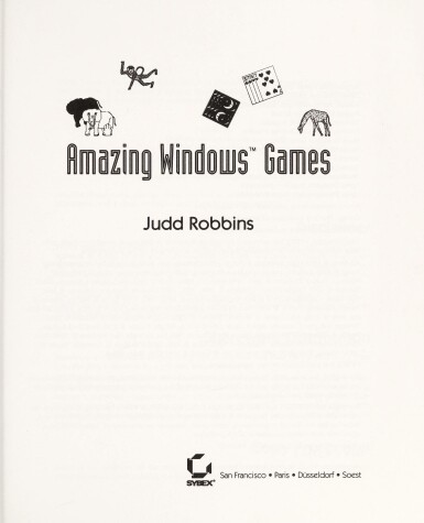 Book cover for Amazing Windows Games
