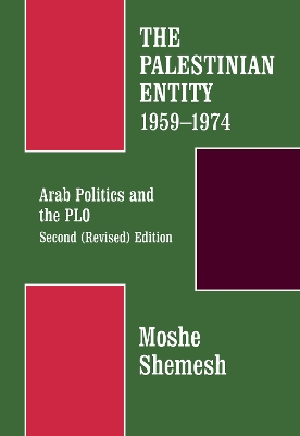 Book cover for The Palestinian Entity 1959-1974