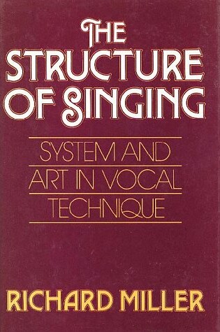 Cover of The Structure of Singing