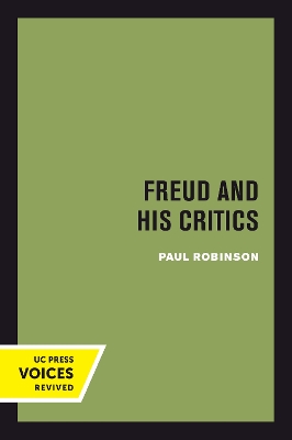 Book cover for Freud and His Critics