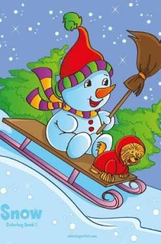 Cover of Snow Coloring Book 1