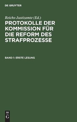 Book cover for Erste Lesung