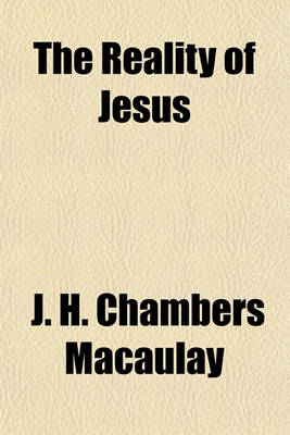 Book cover for The Reality of Jesus