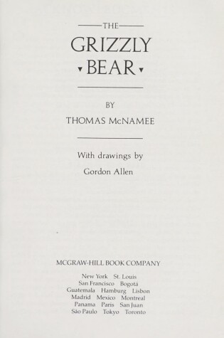 Cover of The Grizzly Bear