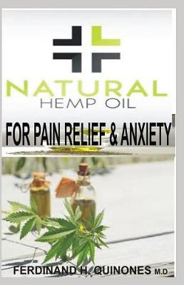 Book cover for Natural Hemp Oil for Pain Relief and Anxiety