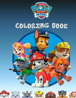 Book cover for Paw Patrol Coloring Book