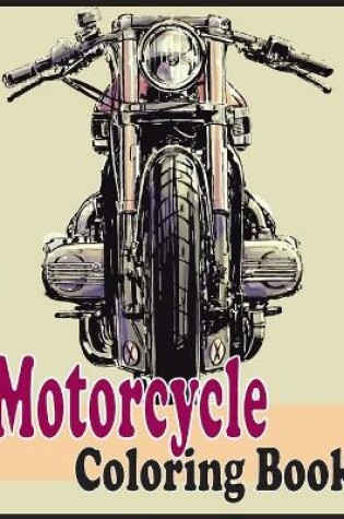 Cover of Motorcycle Coloring Book