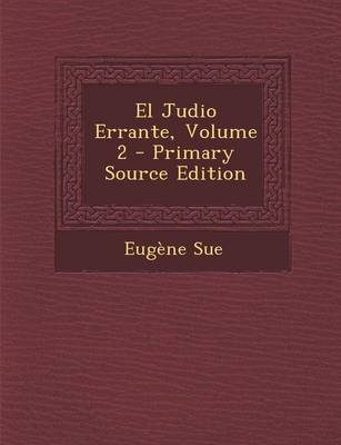 Book cover for El Judio Errante, Volume 2