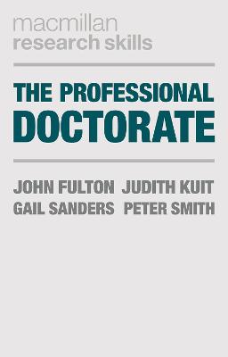 Book cover for The Professional Doctorate