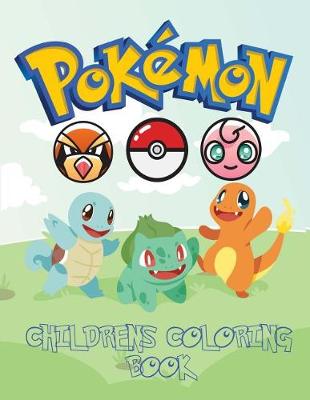 Book cover for Pokemon Children's Coloring Book