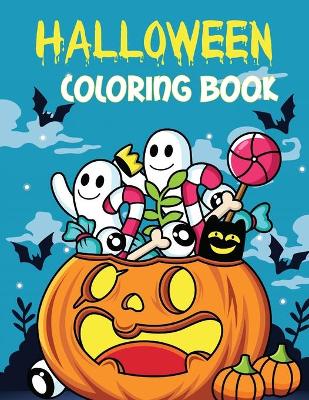 Book cover for Halloween Coloring Book