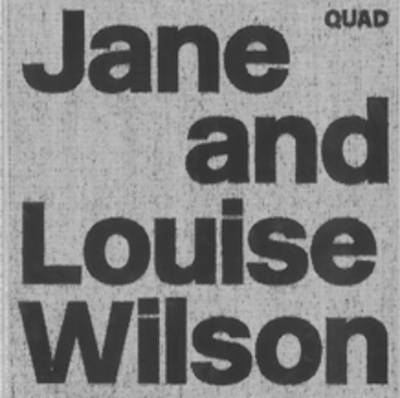 Book cover for Jane and Louise Wilson