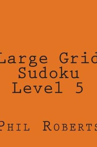 Cover of Large Grid Sudoku Level 5