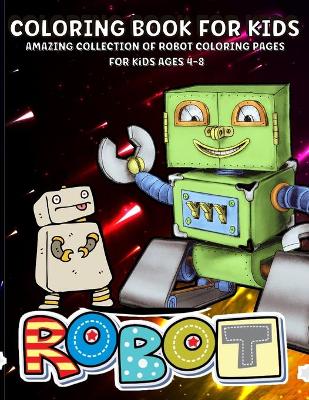 Book cover for Robots Coloring Book