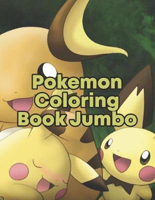 Book cover for Pokemon Coloring Book Jumbo