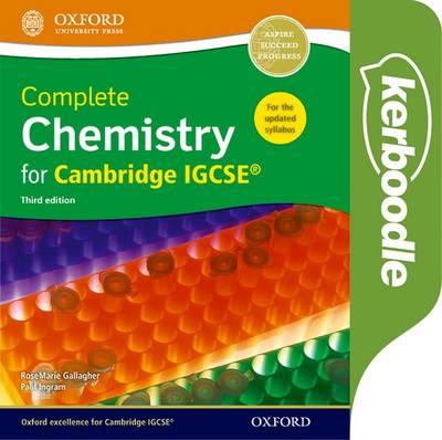 Book cover for Complete Chemistry for Cambridge IGCSE Kerboodle: Online Practice and Assessment