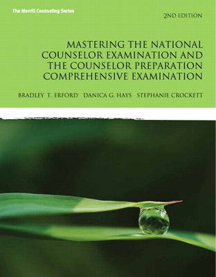 Book cover for Mastering the National Counselor Exam and the Counselor Preparation Comprehensive Exam, Enhanced Pearson eText -- Access Card