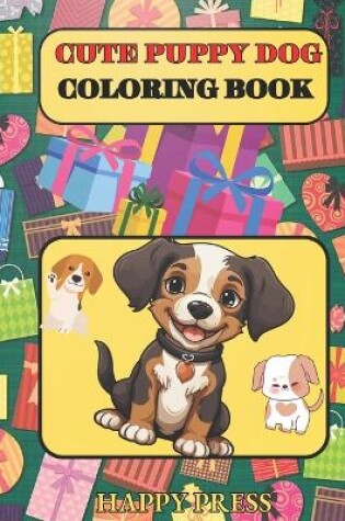 Cover of Cute Puppy Dog Coloring Book for Kids