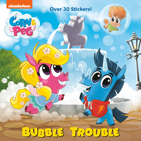 Book cover for Bubble Trouble (Corn & Peg)