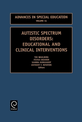 Book cover for Autistic Spectrum Disorders