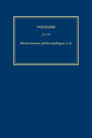 Cover of Complete Works of Voltaire 35-36