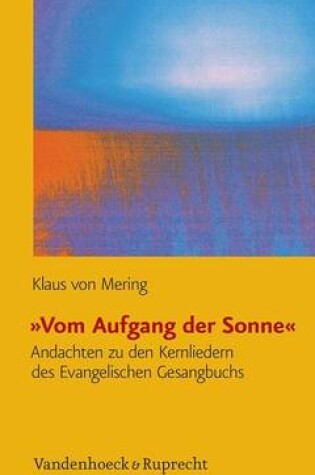 Cover of Vom Aufgang Der Sonne
