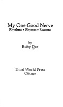 Book cover for My One Good Nerve