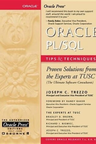 Cover of Oracle Pl/SQL Tips and Techniques