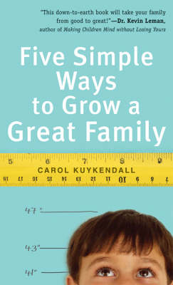 Book cover for Five Simple Ways to Grow a Great Family