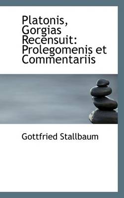 Book cover for Platonis, Gorgias Recensuit