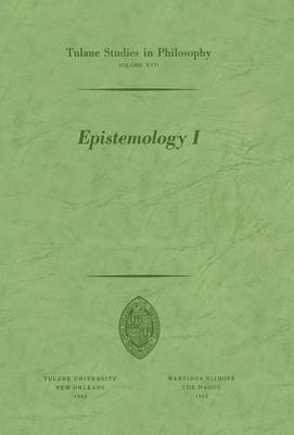 Book cover for Epistemology I