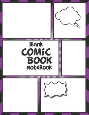 Book cover for Blank Comic Book Notebook