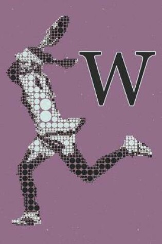 Cover of W Monogram Initial Tennis Journal