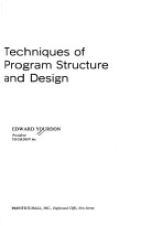 Book cover for Techniques of Programme Structure and Design