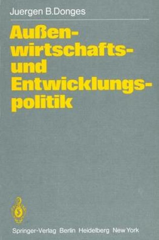 Cover of Außenwirtschafts- und Entwicklungspolitik