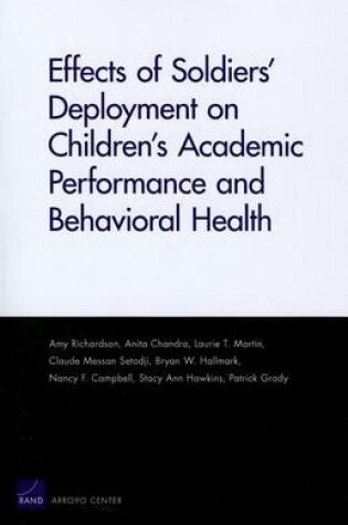 Cover of Effects of Soldiers Deployment on Children