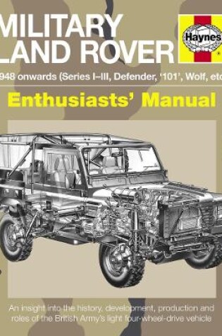 Cover of Military Land Rover Enthusiasts' Manual