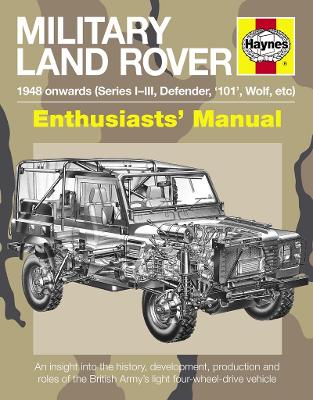 Book cover for Military Land Rover Enthusiasts' Manual