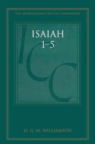 Cover of Isaiah 1-5 (ICC)