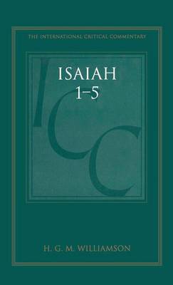 Book cover for Isaiah 1-5 (ICC)