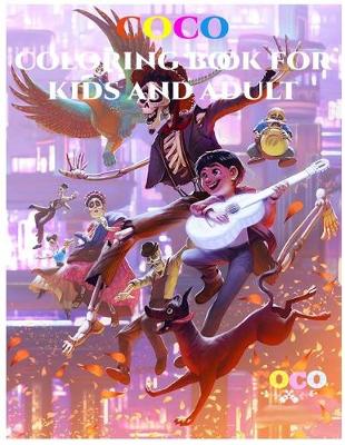 Book cover for Coco Coloring Book for Kids and Adults