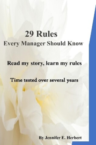 Cover of 29 Rules Every Manager Should Know
