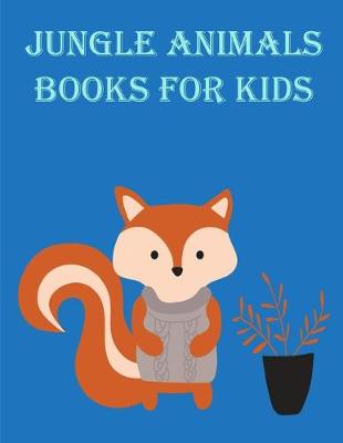 Book cover for jungle animals books for kids