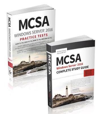 Book cover for MCSA Windows Server 2016 Complete Certification Kit