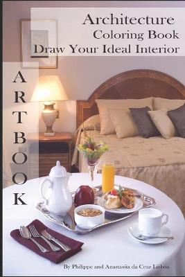 Book cover for ARTBOOK - Architecture Coloring Book - Draw Your Ideal Interior