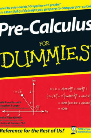 Cover of Pre-Calculus For Dummies