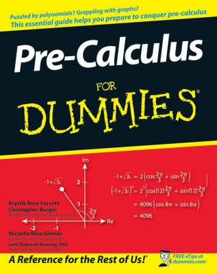 Book cover for Pre-Calculus For Dummies